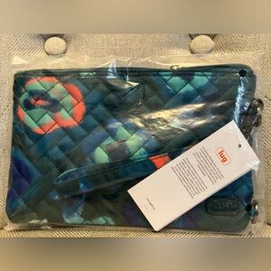 lug Peekaboo Wristlet (phone holder) in Mystic Bloom Forest